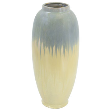Florence Vase, Blue/Cream
