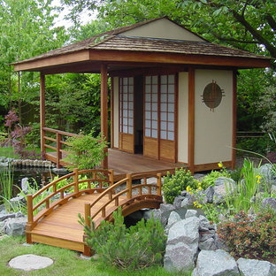 Japanese Teahouse and Koi Pond - Brentwood