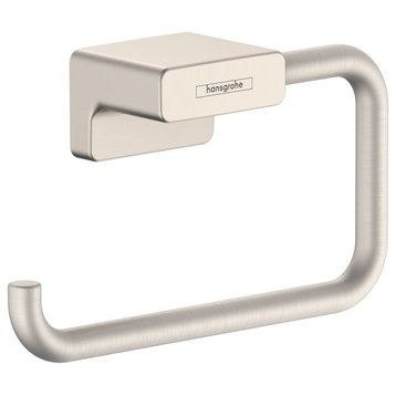 Hansgrohe 41771 AddStoris Wall Mounted Euro Toilet Paper Holder - Brushed