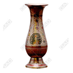 FLOWER VASE GLASS JASMINE GOLD POLISHED - Home Accessories & Decor