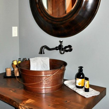 16" Bucket Copper Vessel Sink by SoLuna