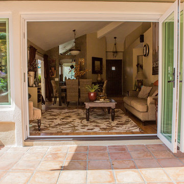 A Beautiful Exterior Folding Door Application