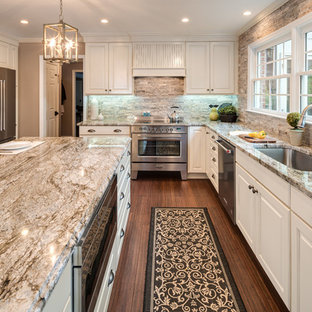 75 Beautiful Beige Bamboo Floor Kitchen Pictures Ideas Houzz