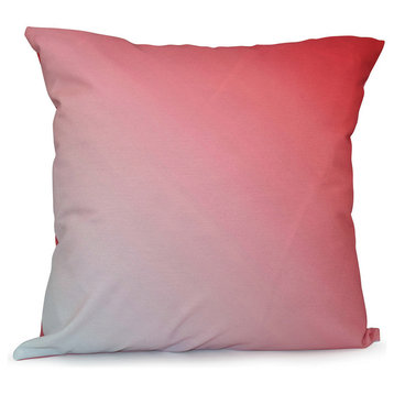Ombre Decorative Pillow, Coral, 20"x20"