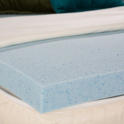 Bliss King 2 Inch Gel Memory Foam Mattress Topper - Mattress Toppers And Pads