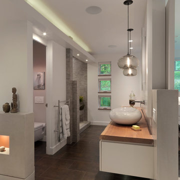 Modern Vermont Master Bathroom