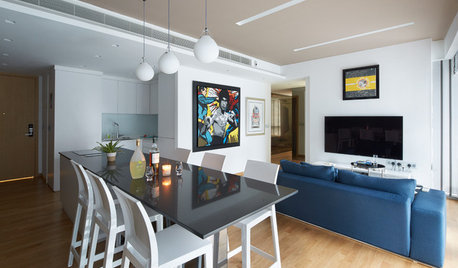 Room Tour: A Chic Open-Plan Living-Dining-Kitchen-Bar