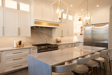 Design ideas for a contemporary kitchen in Philadelphia.