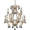 Duchess Chandelier, Brushed Champagne Gold, 6