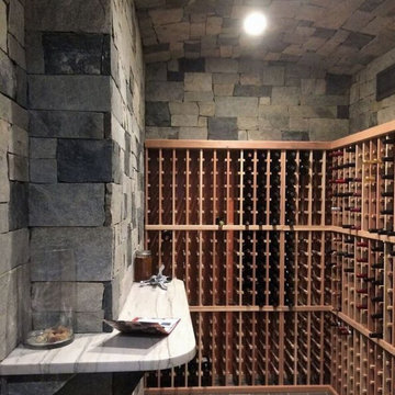 Charleston Natural Thin Stone Veneer Wine Cellar