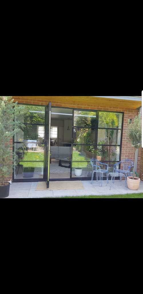 Beautifully Crafted Steel Patio Doors Doors Manufactured From Ottostumm W50tb With Thermal Barrier Profiles To Meet Requirements And Building Regulations