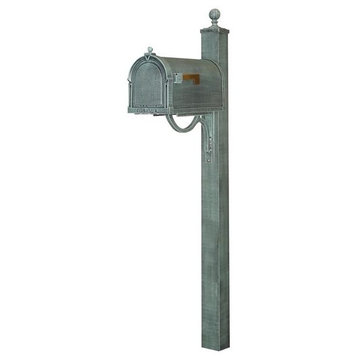 Berkshire Curbside Mailbox with Springfield Mailbox Post