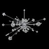 Allegri Constellation 46 Light 92" Crystal Pendant, Chrome