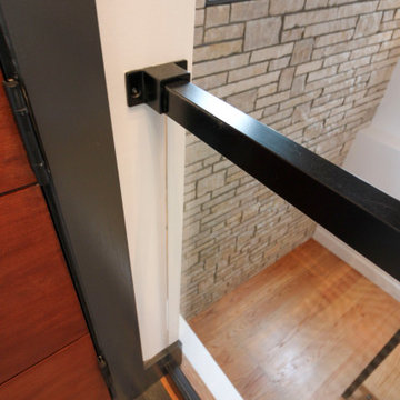 Project #98 | Modern Mono-beam Staircase with Glass Railing