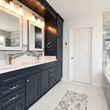 Primary Spa-inspired Bathroom Design Fredericksburg, VA