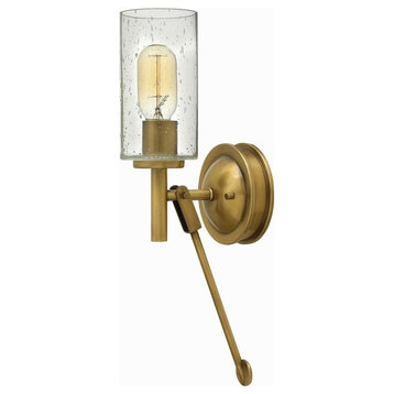 Hinkley Collier - One Light Wall Sconce, Heritage Brass Finish