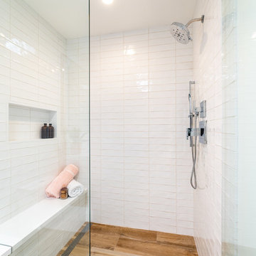 Minimalistic White Bathrooms