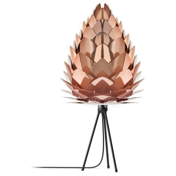 Conia 32" H Table Lamp, Black/Copper