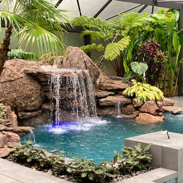 Pool Waterfall South Florida