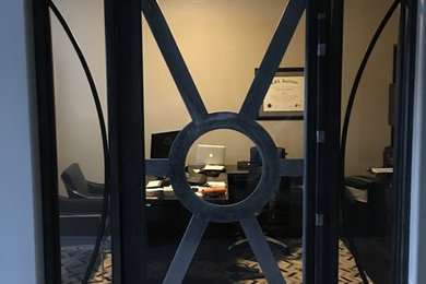 Custom designed office doors