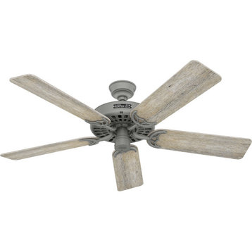 Hunter 52" Outdoor Ceiling Fan Blades 51123 - Matte Silver