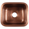 Orwell Copper 17" Single Bowl Undermount Kitchen Sink