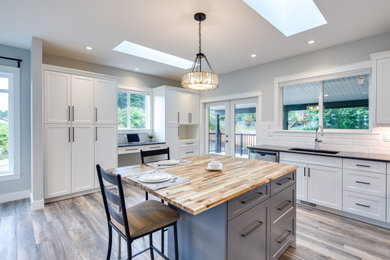 Inspiration for a modern home design remodel in Other