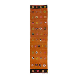 Vintage Sivas Kilim Runner Rug - Hall And Stair Runners