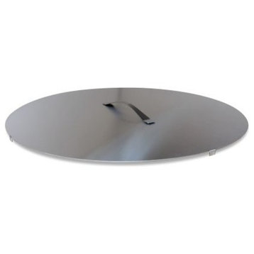 Large 31'' Fire Pit Lid, Stainless Steel
