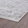 Ellery Traditional Persian Gray Rectangle Area Rug, 8' x 10'