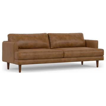 Livingston 90-inch Sofa, Genuine Leather