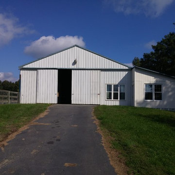 Large barn located at 307 Bacon RD Rougemount NC Exquisite Horse farm On "41" ac