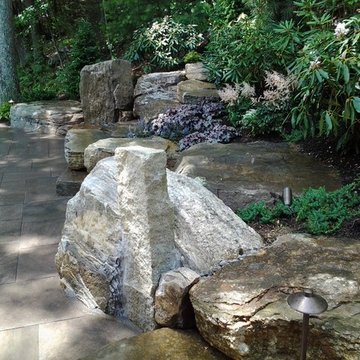 Natural Stone Patio Oasis