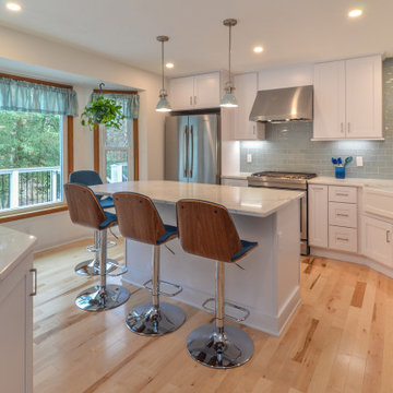 White Shaker Kitchen Design Williamsburg, VA