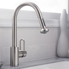 Gooseneck Faucets More Splashing