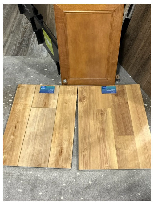 Flooring with honey oak