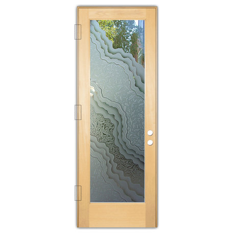 Front Door - Metamorphosis Peak - Maple - 36" x 96" - Knob on Right - Push Open