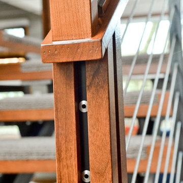 modern steps - beaverton staircase remodel