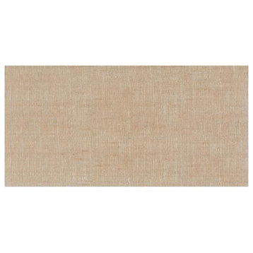 Annie Selke Crosshatch Cafe au Lait Porcelain Wall and Floor Tile 12 x 12 in., C