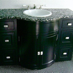 Bathrooms Vanity in Black Oyster - Vanity Tops And Side Splashes