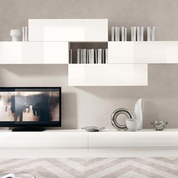 Italian Wall Unit VV 3910 - $3,375.00 - Entertainment Centers And Tv Stands