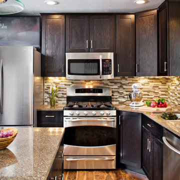 Small Space Contemporary Kitchen