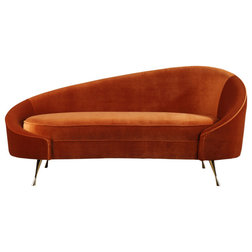 Midcentury Indoor Chaise Lounge Chairs by Moe's Home Collection