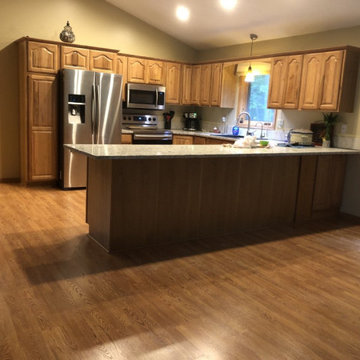 Kitchen Floors, LVP, June 2020