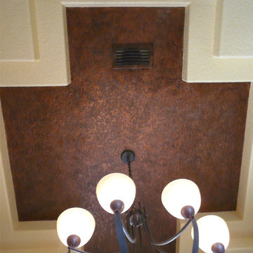 Copper Painted Ceiling