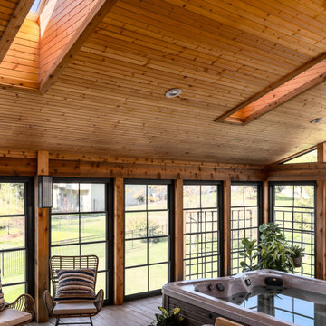 Rustic Sunroom Addition