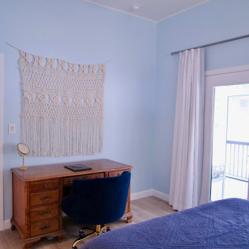 Bedroom Workstation with Boho Wall Décor