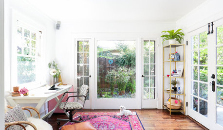 Room of the Week: A Light-filled Home Office in Uplifting Colours