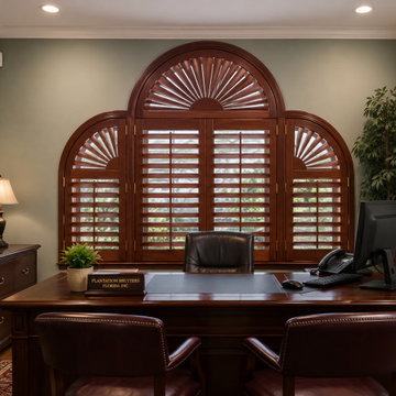 Custom Arched Shutters Installed in Stuart, Palm City, Vero Beach & FL