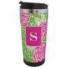 Tumbler Mia Pink Single Initial, Letter A